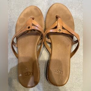 UGG size 7 women’s flip flops.